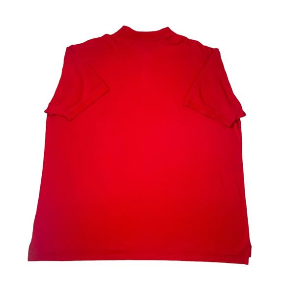 Ralph Lauren Mens 4XLT Polo Short Sleeve Red Cotton Shirt - Picture 2 of 6